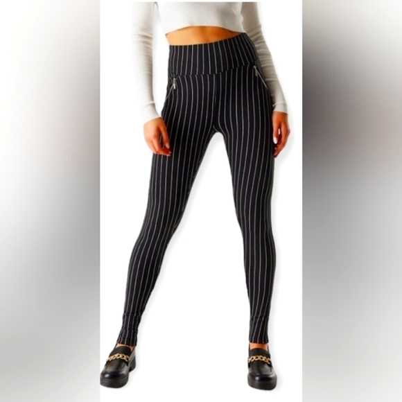 Skinny Pinstripe leggings  (xs) - Picture 1 of 4